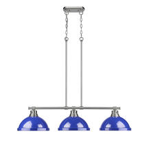 Golden 3602-3LP PW-BE - 3 Light Linear Pendant