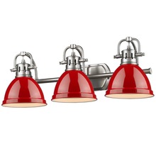 Golden 3602-BA3 PW-RD - Duncan 3 Light Bath Vanity