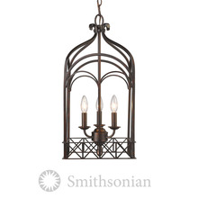 Golden 5815-3P FB - Gateway 3 Light Pendant