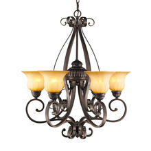 Golden 7116-6 LC - 6 Light Chandelier