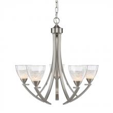 Golden 7509-5 PW - 5 Light Chandelier