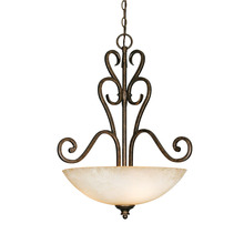 Golden 8063-3P BUS - Heartwood 3 Light Pendant