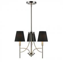 Golden 9106-M3 PW-GRM - Mini Chandelier with Groom Shade