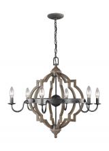 Generation Lighting 3124906-846 - Six Light Chandelier