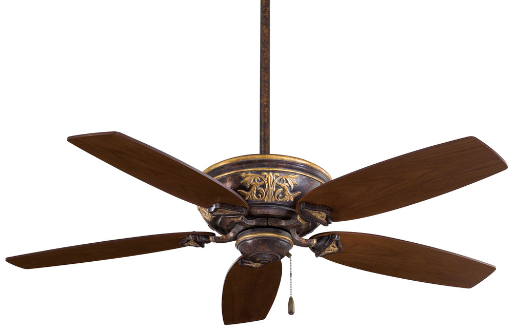 Mottled Copper With Gold Highlights Ceiling Fan