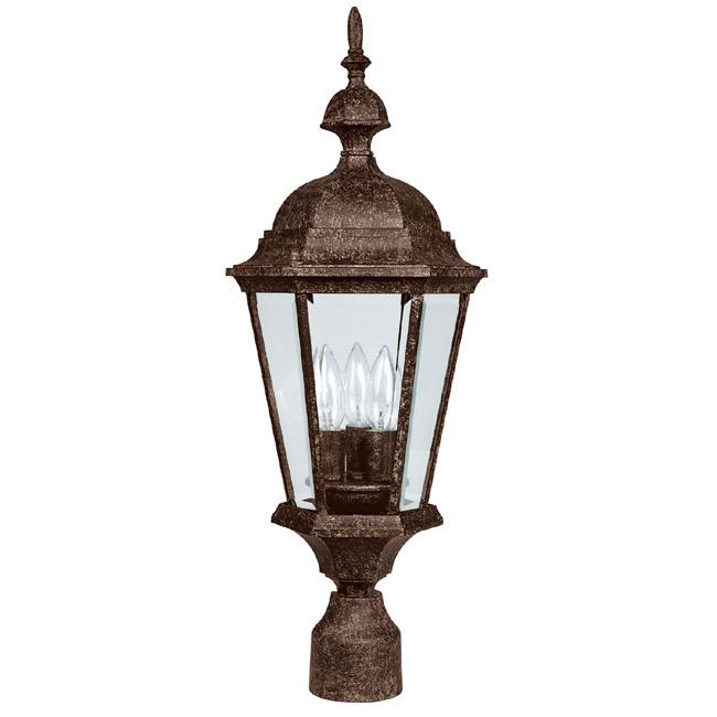 3 Lamp Outdoor Post Fixture