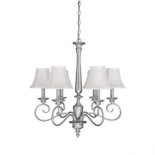 Capital 3146MN-426 - Six Light Matte Nickel Up Chandelier