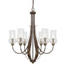 Capital 411661RT-322 - 6 Light Chandelier