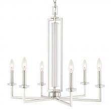 Capital 411961PN - 6 Light Chandelier