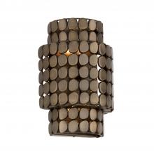 Capital 654121DR - Flush Mount Medallion Wall Sconce in Dark Brass