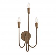 Capital 656831MZ - 3-Light Candle Sconce in Mystic Bronze