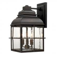 Capital 917831OB - 3 Light Wall Lantern