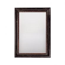 Capital M362410 - Mirror-Beveled-Distressed Black,Antiqued Gold Accents