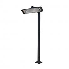 Eurofase EF3908PMB - Eurofase EF3908PMB 39 Inch 8ft Black Pole Mount With Single Crossbar