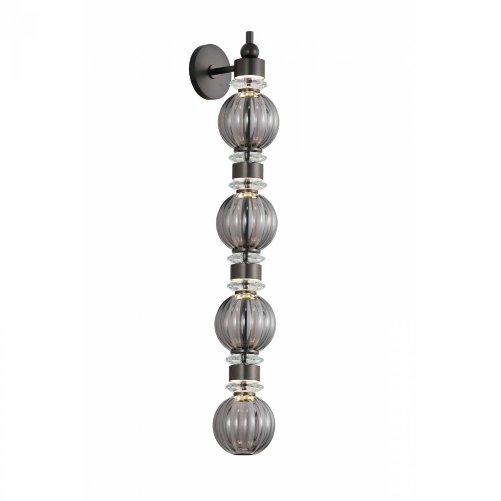 Avra Black Wall Sconce