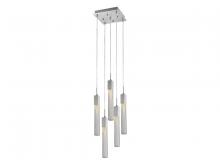 Avenue Lighting HF1900-5-BOA-CH - Boa Collection Chrome 5 Light Pendant Fixture