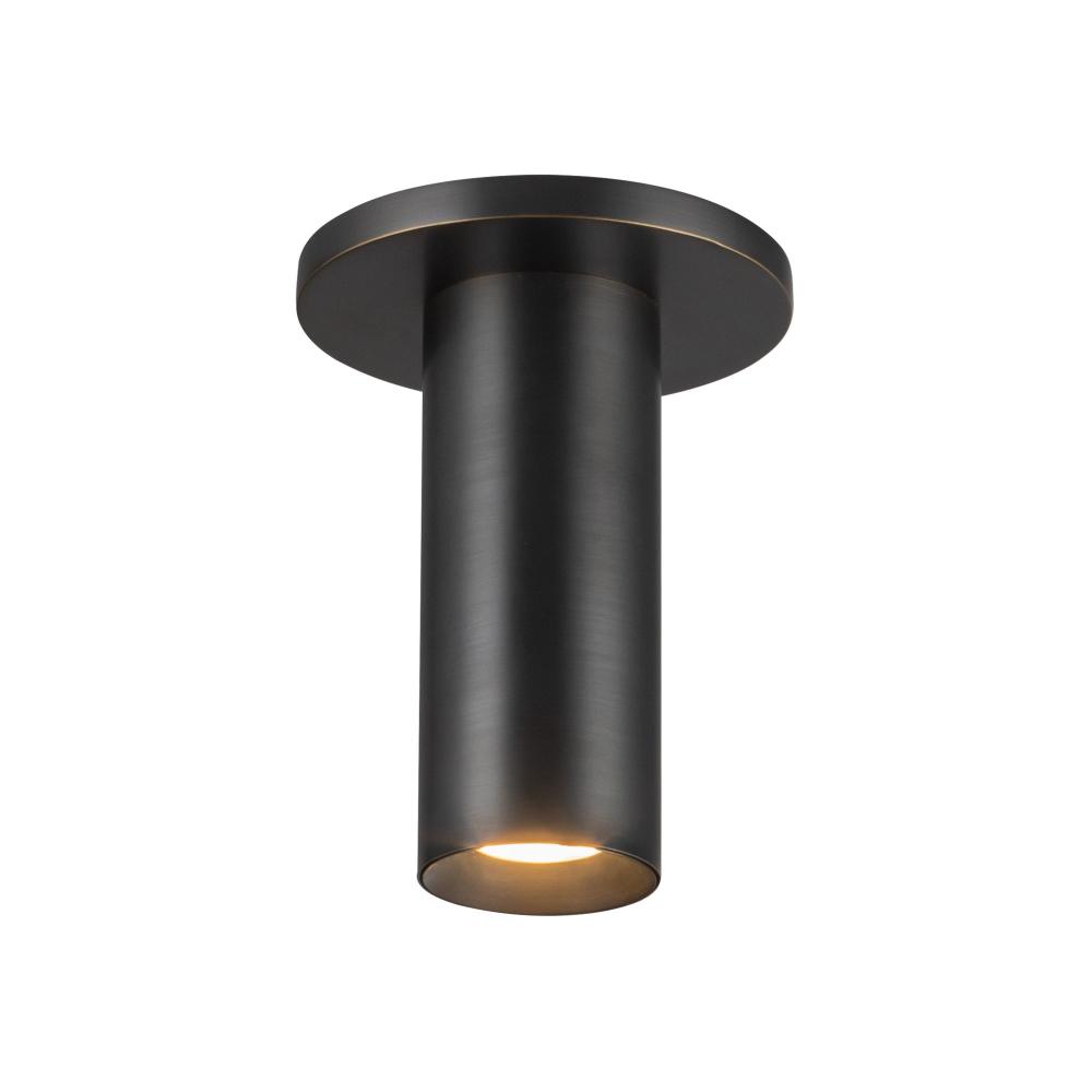 Mason 6-in Urban Bronze LED Semi-Flush Mount