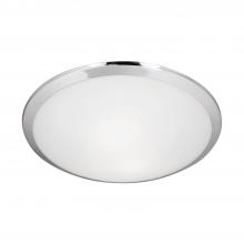  51562CH - Malta 15-in Chrome 2 Lights Flush Mount