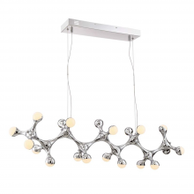 ZEEV Lighting CD10190-LED-CH - 20-Light 45&#34; LED Abstract Linear Chandelier