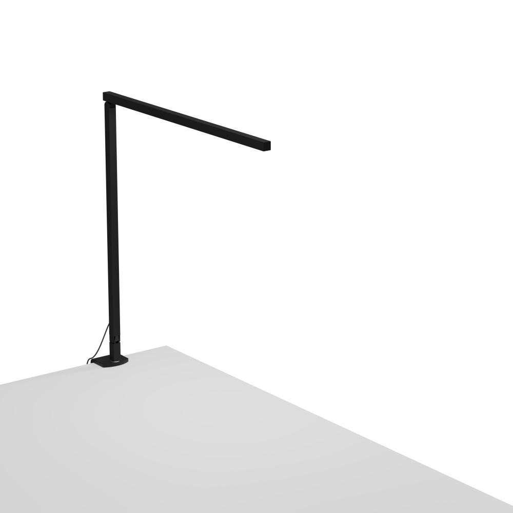 Z-Bar Solo Desk Lamp Gen 4 (Warm Light; Matte Black) with Desk Clamp