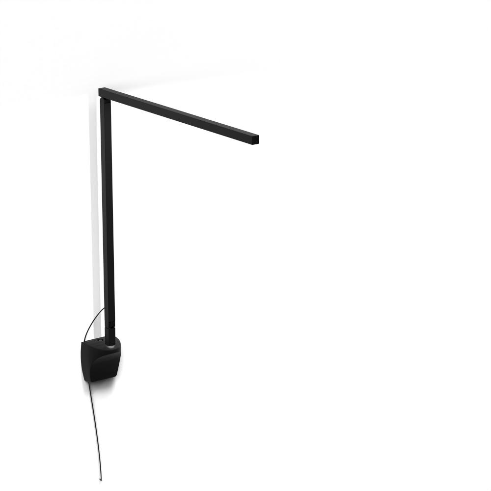 Z-Bar Solo Desk Lamp Gen 4 (Warm Light; Matte Black) with Wall Mount