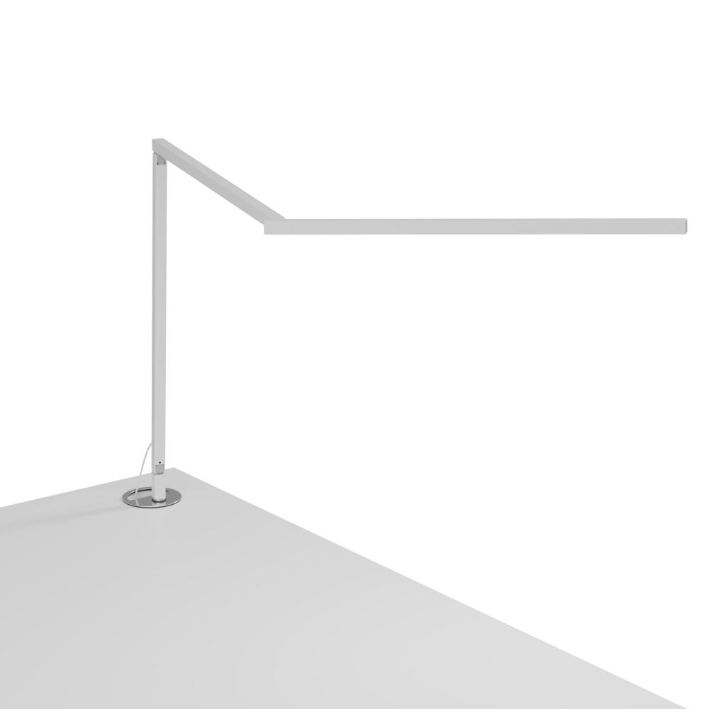 Z-Bar Desk Lamp Gen 4 (Daylight White Light; Matte White) with Grommet Mount