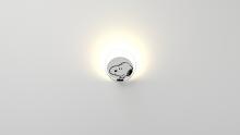 Koncept Inc GRW-S-CRM-SN1-PI - Peanuts® Gravy Wall Sconce - Chrome body, Snoopy plates - Plug-in