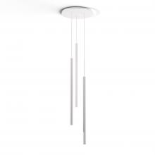 Koncept Inc CMP-C3-S-36-MWT - Combi Pendant 36" Circular 3 Combo Matte White with Matte White Canopy, Suspension / Flush Mount