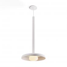 Koncept Inc CMP-S1-S-24-MWT+SMWT12+GLB - Combi Pendant 24" Single Unit Matte White with Matte White Canopy