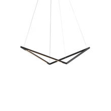 Koncept Inc ZBP-16-B-SW-MTB-CNP - Z-Bar Pendant Small Bird, Soft Warm, Matte Black, 34" x 10.5" x 6.7"