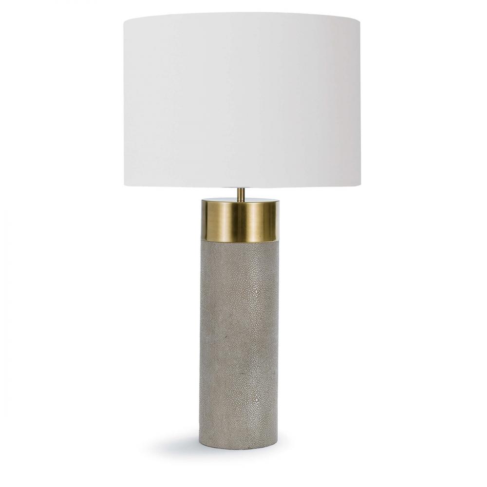 Regina Andrew Harlow Ivory Grey Shagreen Cylinde