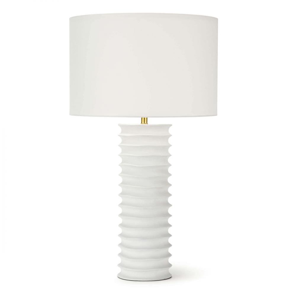 Regina Andrew Nabu Metal Column Table Lamp (Whit