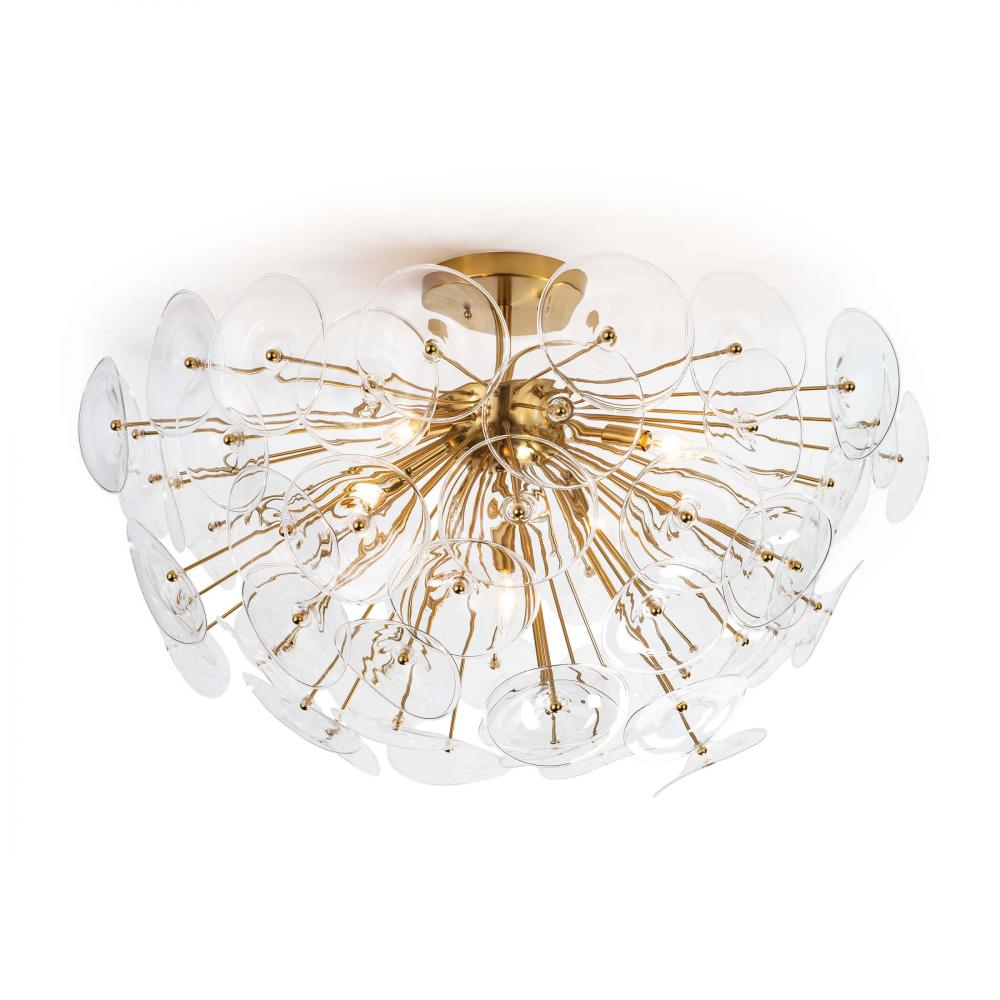 Regina Andrew Poppy Glass Semi Flush Mount (Clea