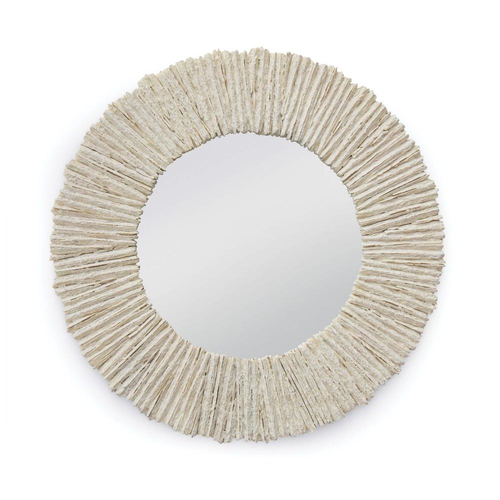 Regina Andrew Slate Mirror Round (Natural)