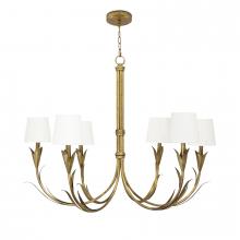 Regina Andrew 16-1416GLD - Regina Andrew River Reed Chandelier Small (Antiq