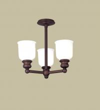 Hudson Valley 2313F-PN - 3 LIGHT SEMI FLUSH