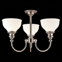 Hudson Valley 5913F-AN - 3 LIGHT SEMI FLUSH