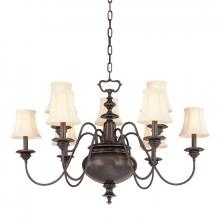 Hudson Valley 8719-OB - 9 LIGHT CHANDELIER