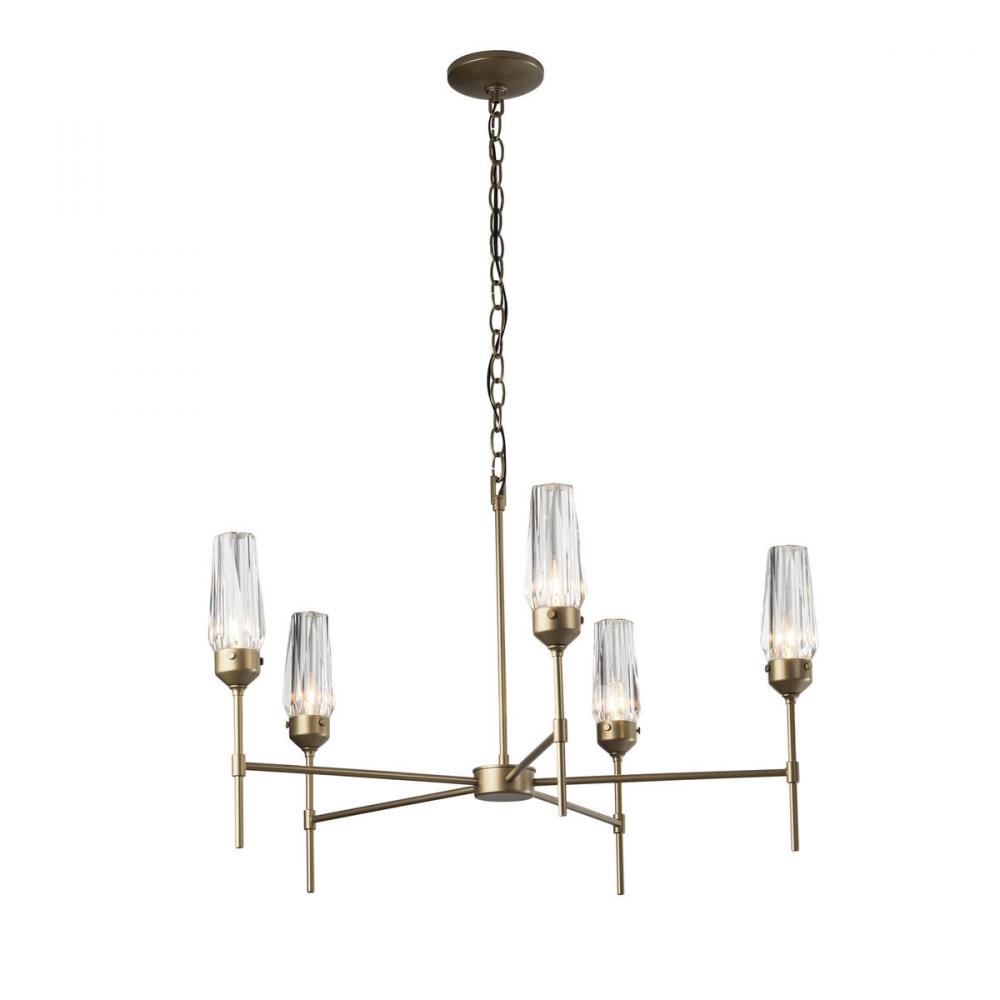 Luma 5 Arm Chandelier