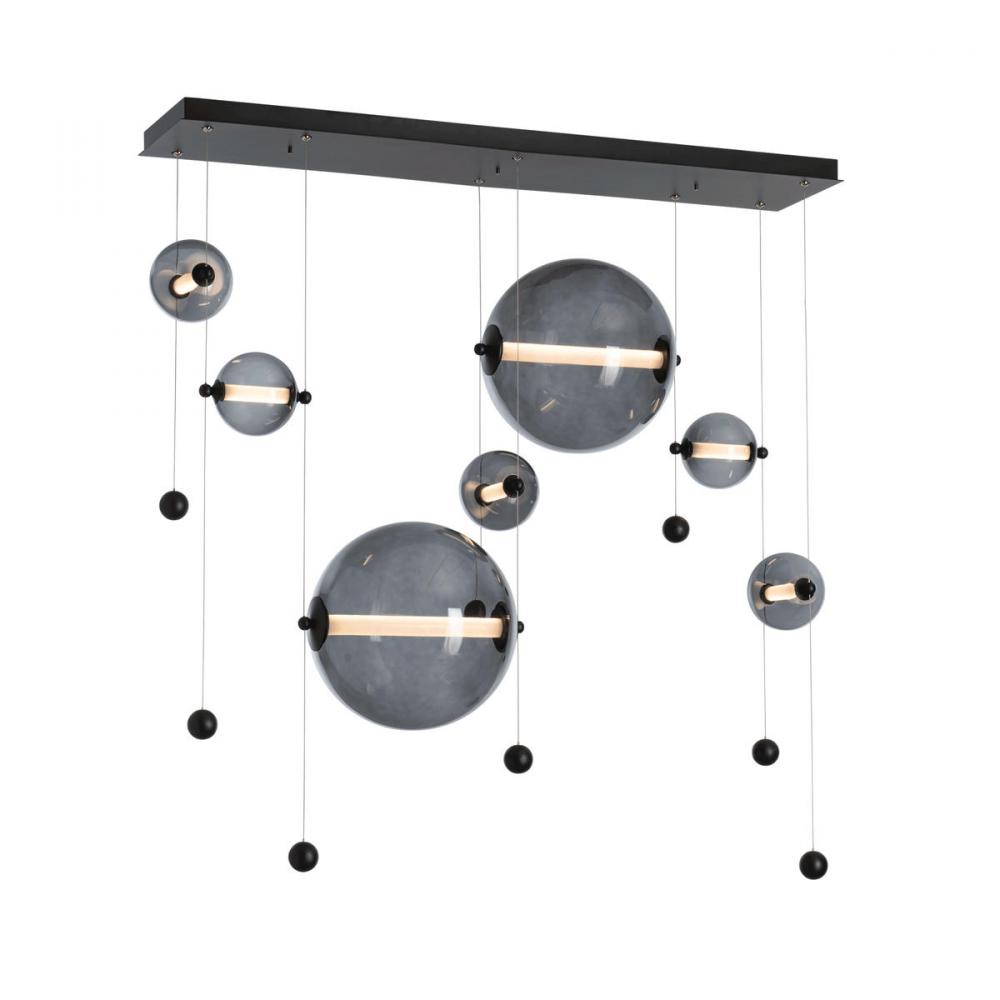 Abacus 7-Light Double Linear LED Pendant