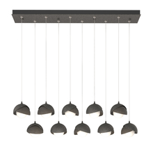 Hubbardton Forge 131205-SKT-STND-20-07-GG0711 - Brooklyn 10-Light Double Shade Pendant