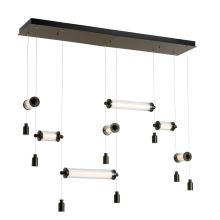 Hubbardton Forge 139101-LED-STND-14-ZM0696 - Libra 7-Light Double Linear LED Pendant