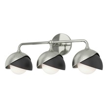 Hubbardton Forge 201375-SKT-85-10-GG0711 - Brooklyn 3-Light Double Shade Bath Sconce