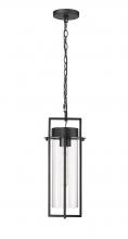 Millennium 10521-PBK - Russell 1-Light Outdoor Hanging Lantern Powder Coated Black