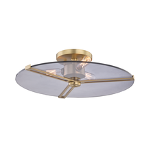 Mitzi by Hudson Valley Lighting H292503-AGB - 3 LIGHT FLUSH MOUNT