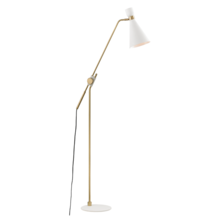 Mitzi by Hudson Valley Lighting HL295401-AGB/WH - Willa Floor Lamp