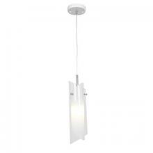 Access 52062-BS/CLOP - One Light Bs� Clop� Glass Drum Shade Pendant