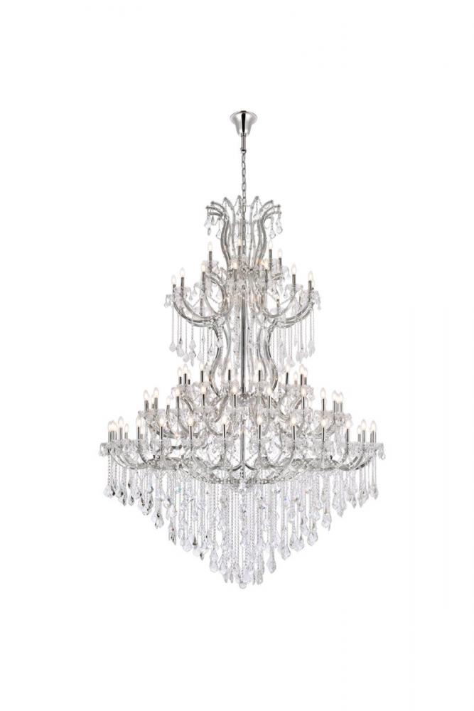 Maria Theresa 84 Light Chrome Chandelier Clear Royal Cut Crystal