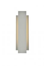 Elegant LDOD4005S - Raine Integrated LED wall sconce in silver