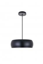 Elegant LD2412BK - Flynn 2 Light Black Pendant